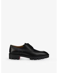 Christian Louboutin - Davisol Lion Flat Lug Leather Debry Shoes - Lyst
