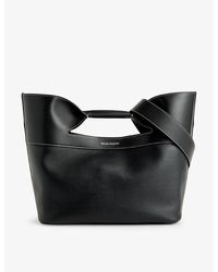 Alexander McQueen - The Bow Small Leather Top-handle Bag - Lyst