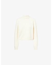 RÓHE Frames - Turtleneck Boxy-Fit Wool And Cashmere-Blend Jumper - Lyst