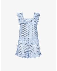 It's 9pm - Lucia Polka-Dot Cotton Pyjama Set - Lyst