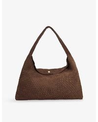 Dune - Deliberate Xl Faux-Suede Shoulder Bag - Lyst