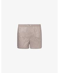 Derek Rose - Ledbury Classic-Fit Cotton Boxer Shorts - Lyst