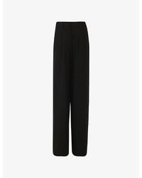 eem - Wide-Leg Cropped Woven Trousers - Lyst