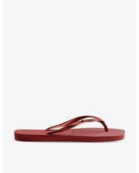 Havaianas - Logo-Embellished Rubber Flip-Flops - Lyst
