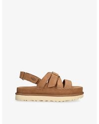 UGG - Goldenstar Gleam Suede Sandals - Lyst