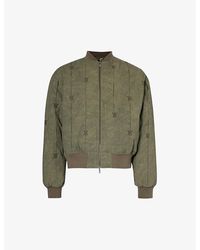 Daily Paper - Rasal Brand-embroidered Regular-fit Cotton Bomber Jacket - Lyst