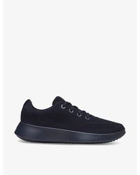 ALLBIRDS - Tree Runner Go Blizzard Logo-Embroidered Organic-Cotton Canvas Low-Top Trainers - Lyst