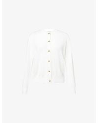 Bottega Veneta - Rib Knot-Button Wool Knitted Cardigan - Lyst