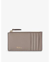 Mulberry - Continental Zipped Long Leather Card Holder - Lyst