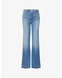 7 For All Mankind - Modern Dojo Flared Stretch-Denim Jeans - Lyst