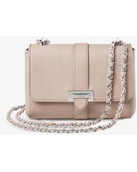 Aspinal of London - Lottie Grained-leather Shoulder Bag - Lyst