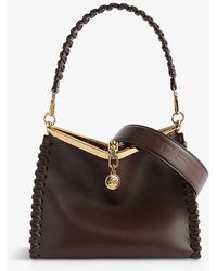 Etro - Vela Braided-strap Leather Top-handle Bag - Lyst