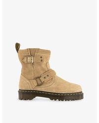 Dr. Martens - Anistone Harness Suede Ankle Boots - Lyst