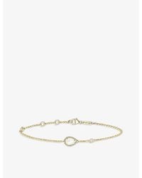 Boucheron - Serpent Boh&Egrave;Me Diamants Xs 18Ct- 0.03Ct Round Diamond And Mother-Of-Pearl Bracelet - Lyst