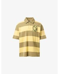 BBCICECREAM - Applique Astro Layered Stripe Long-Sleeve Cotton Rugby Shirt - Lyst