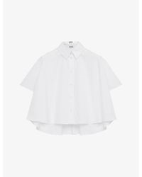 Loewe - Trapeze-Silhouette Short-Sleeve Cotton-Blend Shirt - Lyst