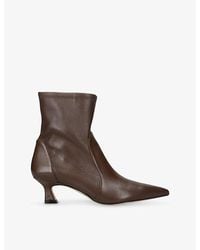 Stuart Weitzman - Vinnie 50 Leather Ankle Boots - Lyst