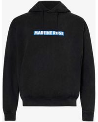 Martine Rose - Classic Brand-print Cotton-jersey Hoody X - Lyst