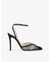 Andrea Wazen - Lenny 105 Lace Heeled Courts - Lyst