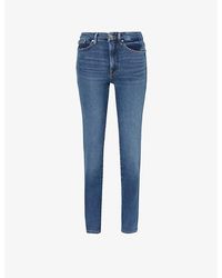 GOOD AMERICAN - Good Classic Slim-leg High-rise Stretch-denim Jeans - Lyst