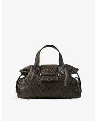 Jimmy Choo - Barfilo Cracked Leather Holdall - Lyst