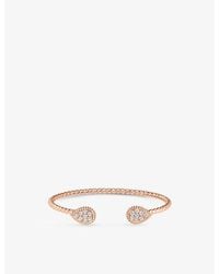 Boucheron - Serpent Bohème Double Motif 18Ct Rose- And 0.65Ct Diamond Bracelet - Lyst