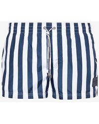 Dolce & Gabbana - Brand-patch Elasticated-waist Swim Shorts - Lyst