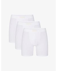 Skims - Cotton Pack Of Three 5-Inch Boxer Briefs - Lyst
