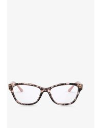 Prada - Pr 03wv Acetate Cat-eye Glasses - Lyst