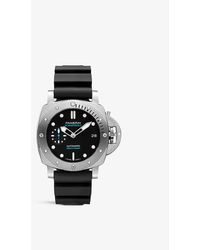 Panerai - Pam02973 Submersible Stainless-steel Automatic Watch - Lyst