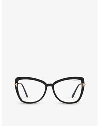 Tom Ford - Tr001665 Ft5882-b Butterfly-frame Acetate Glasses - Lyst