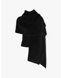 House Of Cb - Nara Textured Knitted Scarf - Lyst