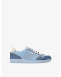 Kurt Geiger - Lloyd Suede And Mesh Trainers - Lyst