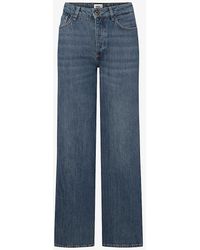 Twist & Tango - Tori Classic Wide-leg Mid-rise Organic-cotton Denim Jeans - Lyst