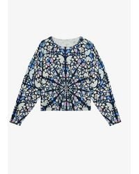 Ted Baker - Ashlina Kaleidoscopic-print Boxy-fit Knitted Jumper - Lyst