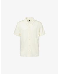 PAIGE - Sultan Button-Up Linen And Cotton-Blend Shirt - Lyst