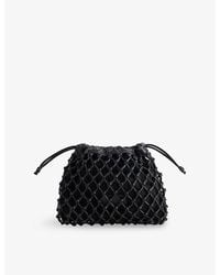 Frankie Shop - Morgan Leather Macrame Pouch - Lyst