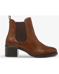dune tyra leather chelsea boots