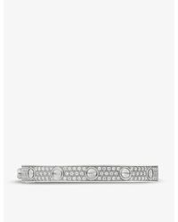 Cartier - Love 18ct White-gold And 204 Diamond Pavé Bracelet - Lyst