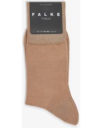FALKE - Tiago Ankle-length Stretch-organic-cotton-blend Socks - Lyst