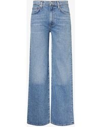 Agolde - Harper Straight-leg Mid-rise Recycled-cotton Denim Jeans - Lyst