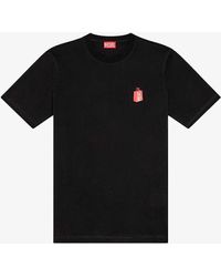 DIESEL - T-just-n18 Logo-print Cotton T-shirt - Lyst