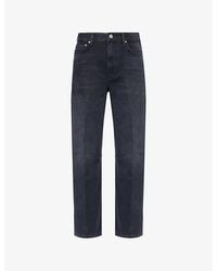 Citizens of Humanity - Domino (Washed) Miro Barrel-Leg High-Rise Denim Jeans - Lyst