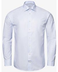 Eton - Signature Slim-fit Cotton-twill Shirt - Lyst