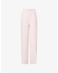 Max Mara - Cady Wide-Leg Woven Trousers - Lyst