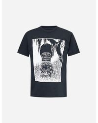 Obey - Here Lies Earth Graphic-print Cotton-jersey T-shirt - Lyst