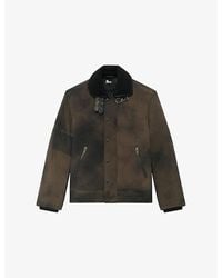 The Kooples - Sherpa-Collar Straight-Cut Down Jacket - Lyst