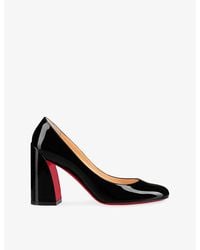 Christian Louboutin - Miss Jane Pump 85 Patent Leather Courts - Lyst