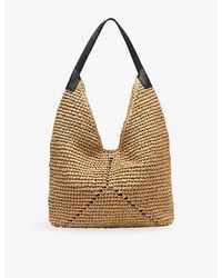 Whistles - Triangular Straw Tote Bag - Lyst
