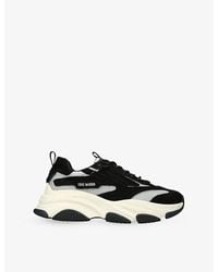 Steve Madden - Possess Chunky Mesh And Faux-Leather Trainers - Lyst